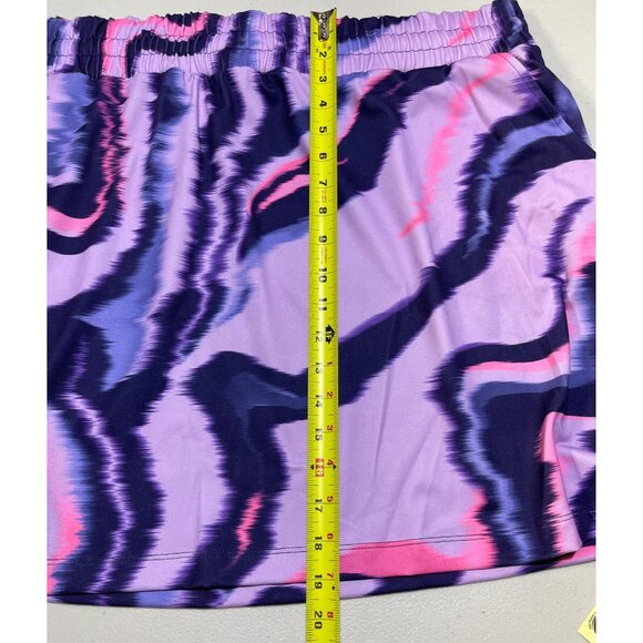 Tek Gear Womens Size 3X Mid Rise Skirt Pockets & Drawcord Waist Purple - Picture 5 of 10